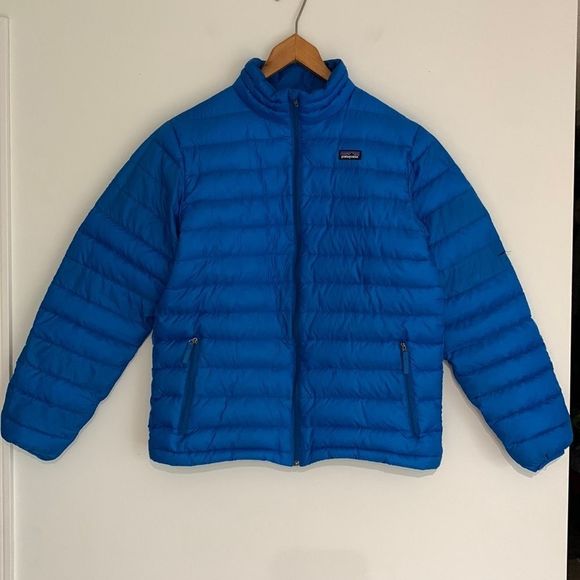 Patagonia Other - Patagonia Kid's Down Sweater Jacket Puffer Blue SzXXL